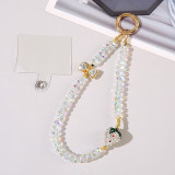 New Sweet Mobile Phone Chain Diamond Three Dimensional Bow for Women