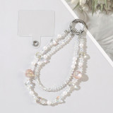 New Crystal Phone Chain Butterfly Bag Keychain