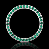 Car One Key Start Ring Decorative Rhinestone Start Key Ring Universal