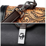 Car stitching retro fashion women's bag single shoulder handbag crossbody bag for women