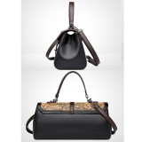 Car stitching retro fashion women's bag single shoulder handbag crossbody bag for women