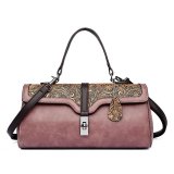 Car stitching retro fashion women's bag single shoulder handbag crossbody bag for women