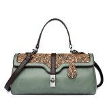 Car stitching retro fashion women's bag single shoulder handbag crossbody bag for women