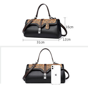 Car stitching retro fashion women's bag single shoulder handbag crossbody bag for women