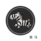 Diamond studded car coaster Swan thickened anti slip insulation pad Bee lamb thickened cartoon horse
