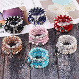 Acrylic Bohemian style bracelet set, elephant butterfly pendant, photography jewelry, accessories