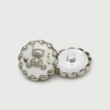 Little Bear Rose Sun Bee  rhinestone Metal 20MM Snap buttons