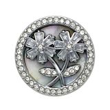 Little Bear Rose Sun Bee  rhinestone Metal 20MM Snap buttons