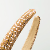 Harmony Hair Hoop Baroque Water Diamond Sponge Hair Ornament Fine Edge Outward Pressing Hair Headband Female
