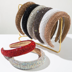 Full Diamond Sparkling Sponge Headband, Starry Sky, Super Sparkling Ball Party Hair Accessories