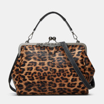 PU leather fashion ins retro bag summer crossbody clip bag women's bag