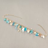 Beach Chain Conch Sea Star Shell Necklace Sweater Chain Lock Bone Chain