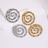 Stainless steel earrings 18k gold-plated high-end titanium steel earrings earrings for women