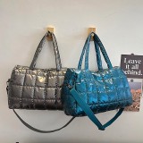 Single Shoulder Bag Down Cotton Style Coat Bag Large Capacity Women's Bag Korean Trendy Bag
