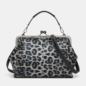 PU leather fashion ins retro bag summer crossbody clip bag women's bag