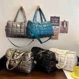 Single Shoulder Bag Down Cotton Style Coat Bag Large Capacity Women's Bag Korean Trendy Bag