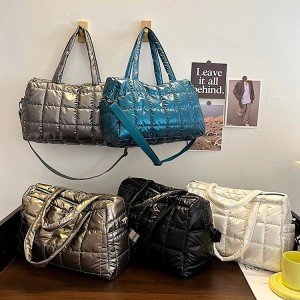 Single Shoulder Bag Down Cotton Style Coat Bag Large Capacity Women's Bag Korean Trendy Bag