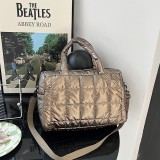 Single Shoulder Bag Down Cotton Style Coat Bag Large Capacity Women's Bag Korean Trendy Bag