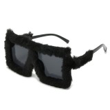 Plush winter sunglasses for women, cat eye sunglasses for women, sunglasses for women