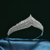Diamond Crown Wedding Birthday Adult Ceremony Princess Headband Wedding Bride Crown Headband Accessories
