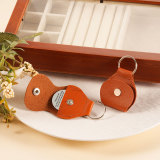 Pocket Embrace Token Stainless Steel Decision Coin Leather Case Keychain Creative Keychain