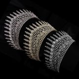 Bridal Crown Headwear Princess Crown Wedding Electroplated Zircon Hair Accessories Diamond Jewelry