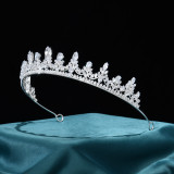 Bridal Crown Birthday Dress Full Diamond Accessories Headcrown Wedding Dress Baroque Crown