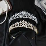 Wedding bride zircon crown Baroque style crown hair accessory