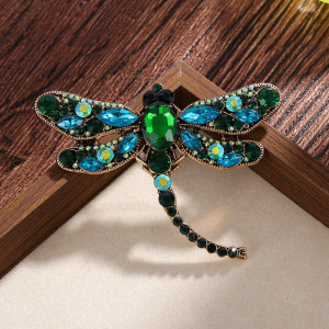 Dragonfly brooch insect women's clothing accessories high-end chest flower women