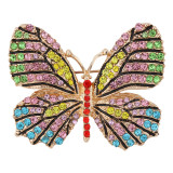 Frog brooch, owl brooch, dragonfly butterfly enamel chest flower, peacock animal brooch, clothing accessories