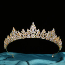Crown Birthday Banquet Adult Ceremony Crown Hair Accessories Sweet Princess Headwear Fashion Show Stage Accessories