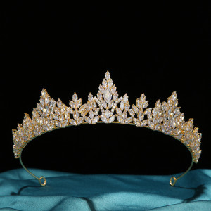 Crown Birthday Banquet Adult Ceremony Crown Hair Accessories Sweet Princess Headwear Fashion Show Stage Accessories
