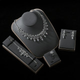 Jewelry Set Wedding Banquet Dress Accessories Women's Light Luxury Zircon Jewelry