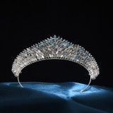 Wangguan Delicate Wedding Headpiece Zircon Crown