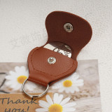 Pocket Embrace Token Stainless Steel Decision Coin Leather Case Keychain Creative Keychain
