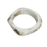 Dyeing coffee colored bracelet resin ladies' curved bracelet student best friend circular bracelet vinegar bracelet