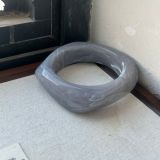 Dyeing coffee colored bracelet resin ladies' curved bracelet student best friend circular bracelet vinegar bracelet