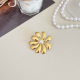 Stainless Steel Brooch Collection: Durable, Irregular Design, Pin Accessories, Jewelry Accessories
