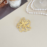 Stainless Steel Brooch Collection: Durable, Irregular Design, Pin Accessories, Jewelry Accessories