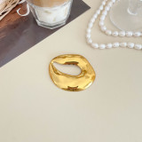 Stainless Steel Brooch Collection: Durable, Irregular Design, Pin Accessories, Jewelry Accessories