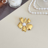 Stainless Steel Brooch Collection: Durable, Irregular Design, Pin Accessories, Jewelry Accessories