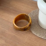 Irregular Resin Bracelet with High-end Feel, Colorfast Wide Bracelet