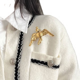 Stainless steel brooch collection, clothing accessories, chest flower brooch