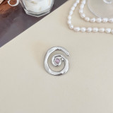 Stainless Steel Brooch Collection: Durable, Irregular Design, Pin Accessories, Jewelry Accessories