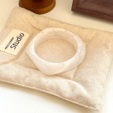 Dyeing coffee colored bracelet resin ladies' curved bracelet student best friend circular bracelet vinegar bracelet