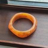 Dyeing coffee colored bracelet resin ladies' curved bracelet student best friend circular bracelet vinegar bracelet