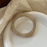 Dyeing coffee colored bracelet resin ladies' curved bracelet student best friend circular bracelet vinegar bracelet