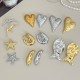 Stainless Steel Brooch Collection: Durable, Irregular Design, Pin Accessories, Jewelry Accessories