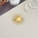 Stainless Steel Brooch Collection: Durable, Irregular Design, Pin Accessories, Jewelry Accessories