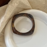 Dyeing coffee colored bracelet resin ladies' curved bracelet student best friend circular bracelet vinegar bracelet